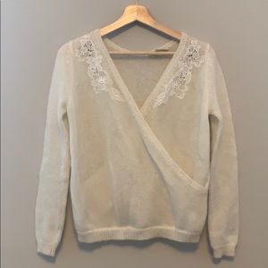 Sézane Wrap Front Sweater- Perfect Condition